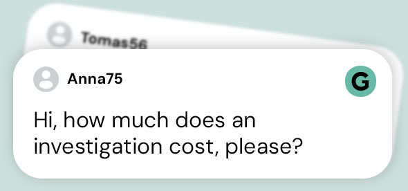 A question regarding the cost of private investigator services